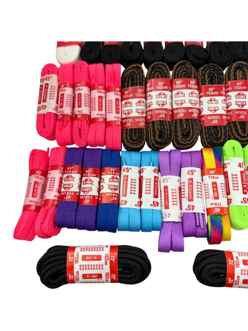 NWT Lot 98 Pairs Kiwi Vans Unbranded Various Colors Standard Outdoor ShoeLaces - Picture 8 of 10